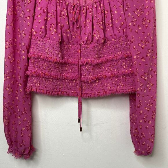 Free People Printed Lolita Top - L - Picture 4 of 8